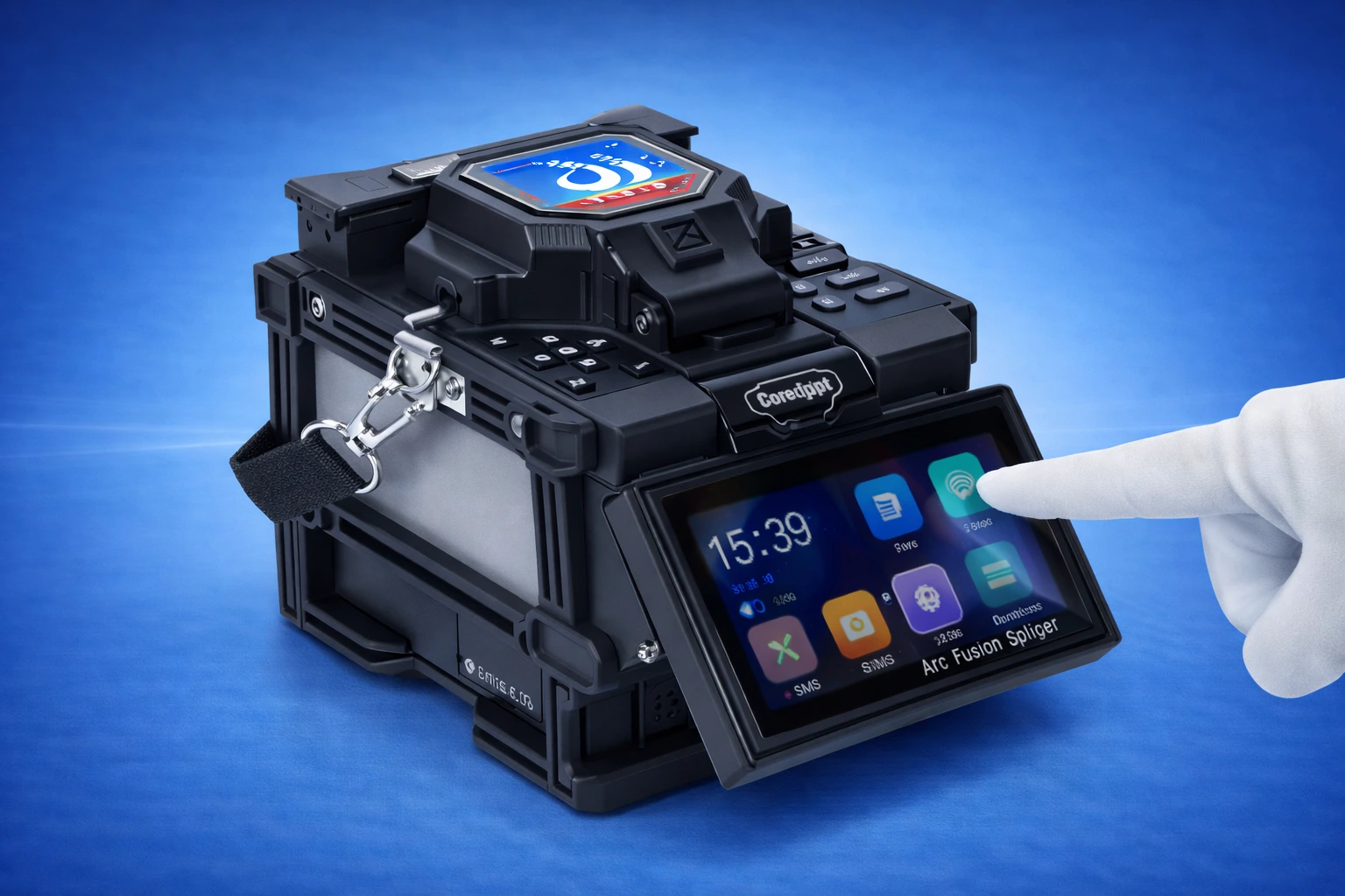 Fusionneuse fibre optique portable HSGQ-FS003 FTTx/FTTH