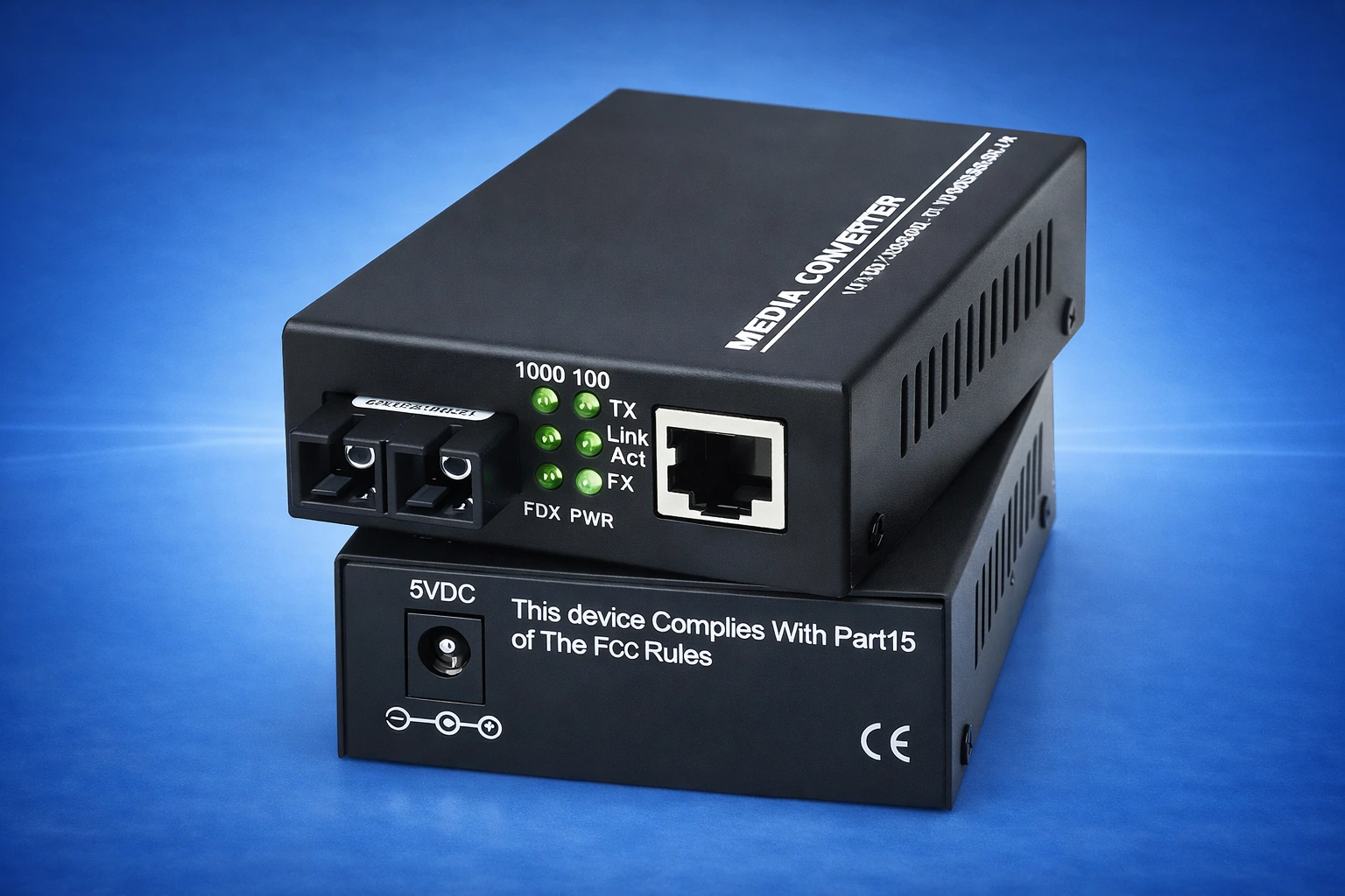 Convertisseur média Gigabit Ethernet HSGQ-GS01 / HSGQ-GM01