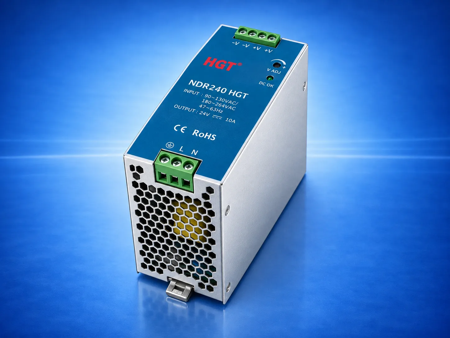 Alimentation industrielle rail DIN HGT NDR-240 — 240 W