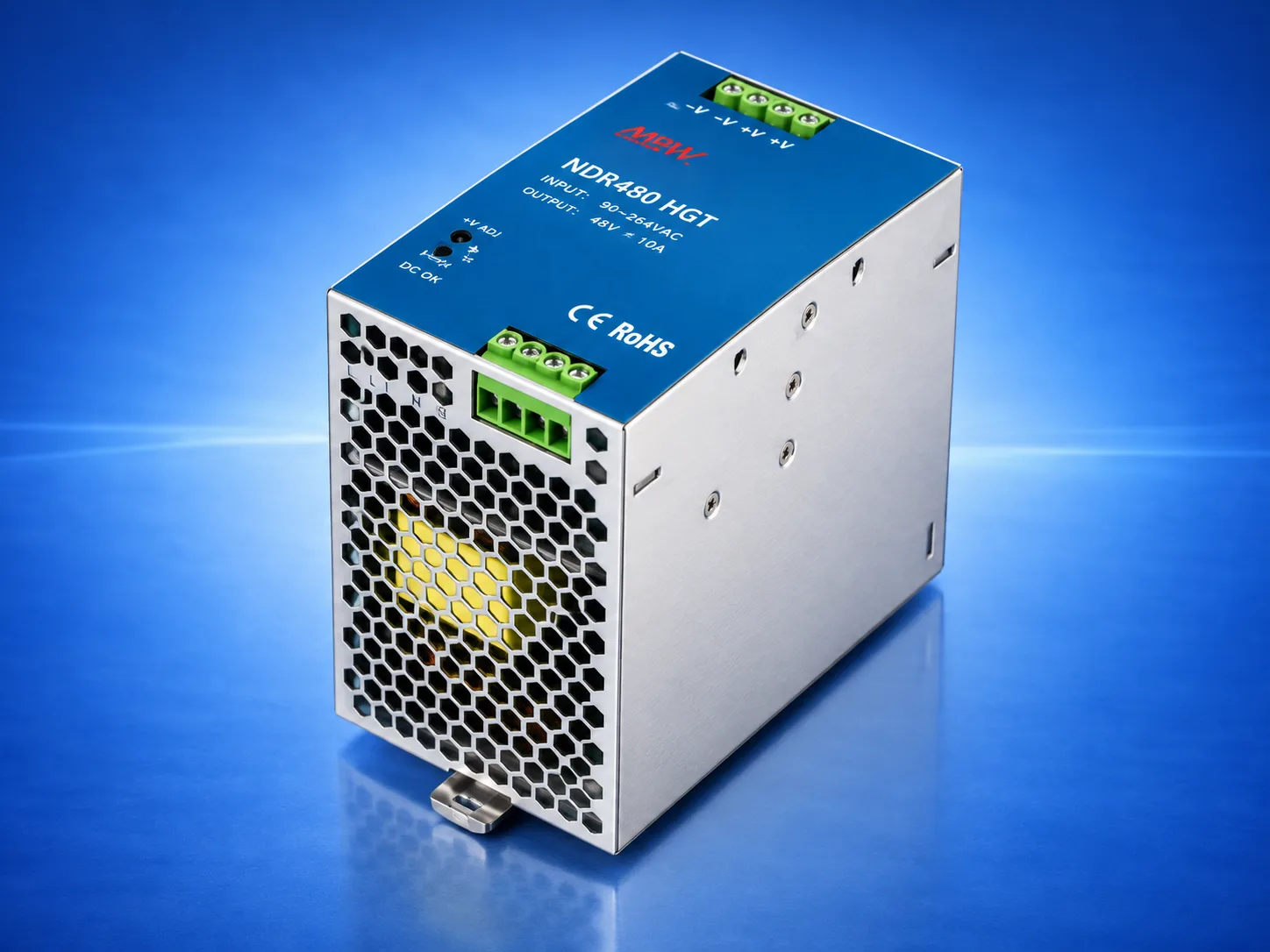 Alimentation industrielle rail DIN NDR-480 — 480 W